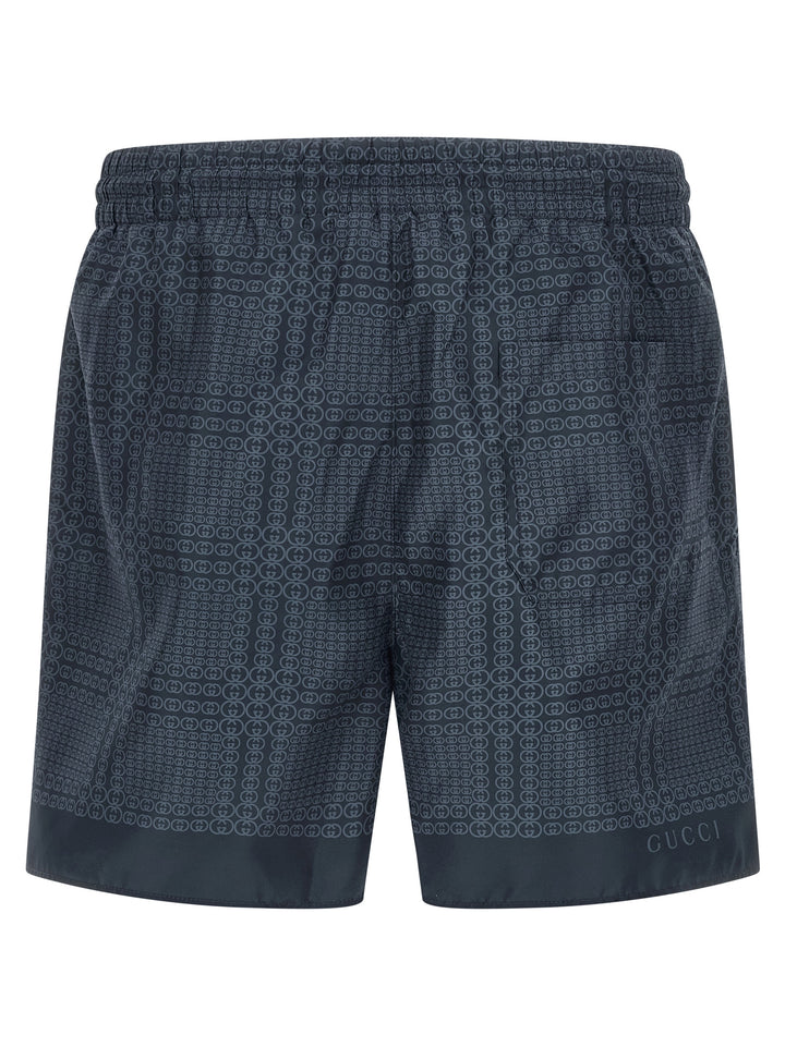 Gucci Gucci Incrocio Gg Beachwear - Blue | b6031ed420c7b3129cc58761ea4f10d0760b6455