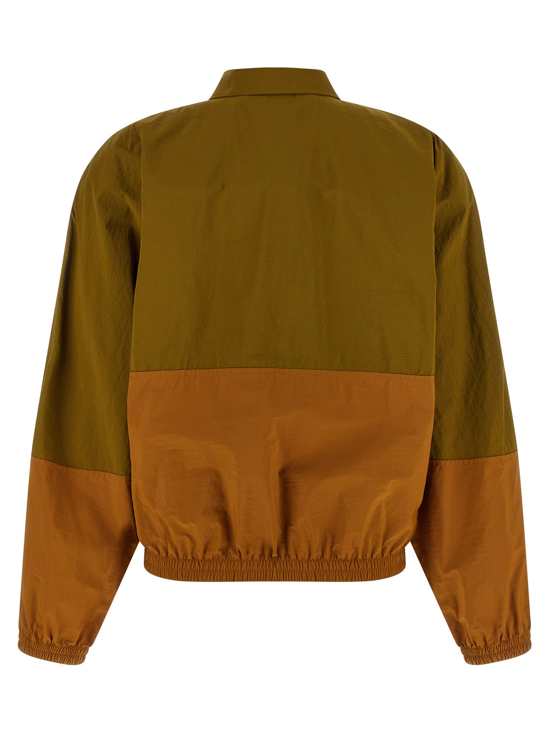 Saint Laurent Color-Block Anorak Puffer Jackets - Green | caddc5a77429d61a99b4c9d8451ae58a3a148d5f