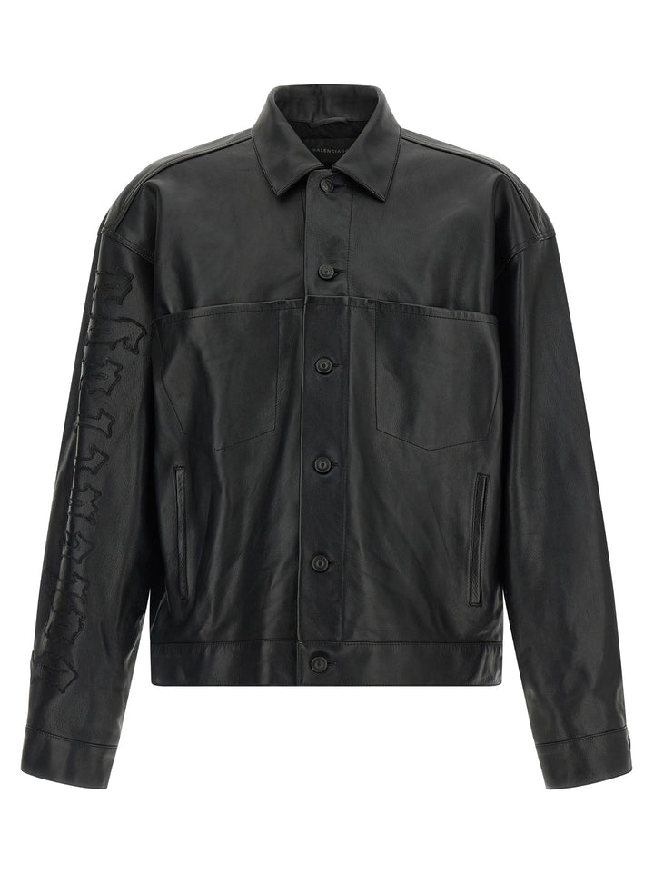 Balenciaga Shirt Jacket Puffer Jackets - Black | c7242d0b01c8852927b5d04563ac5b89ae380d16