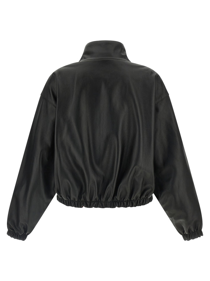 Balenciaga Reversible Leather Jacket Puffer Jackets - Black | d40fb72b70ed29255a99ce62187a4a4d347a946b