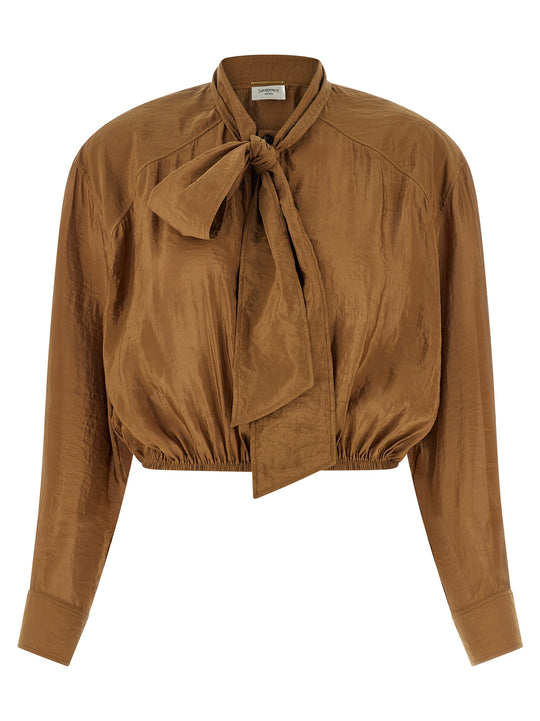LavallièRe Blouse Shirt And Blouse Brown