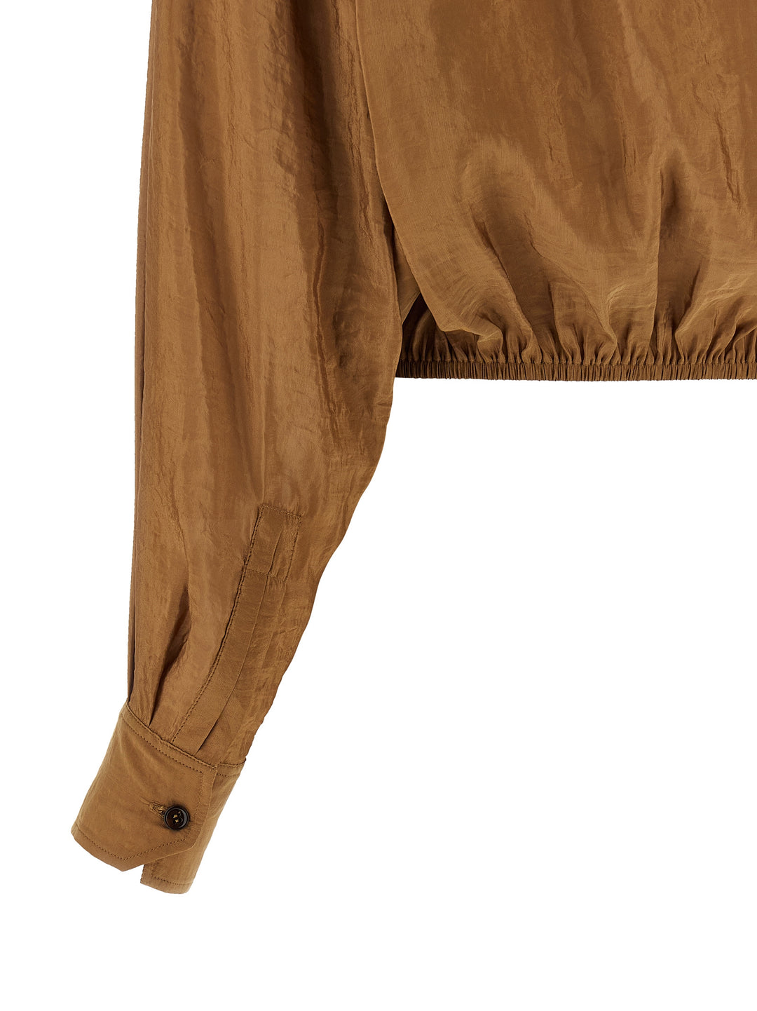 Saint Laurent Lavallière Blouse Shirt and Blouse - Brown | 209a72ce1e6ff3655ab0e43395af5b7dba238f98