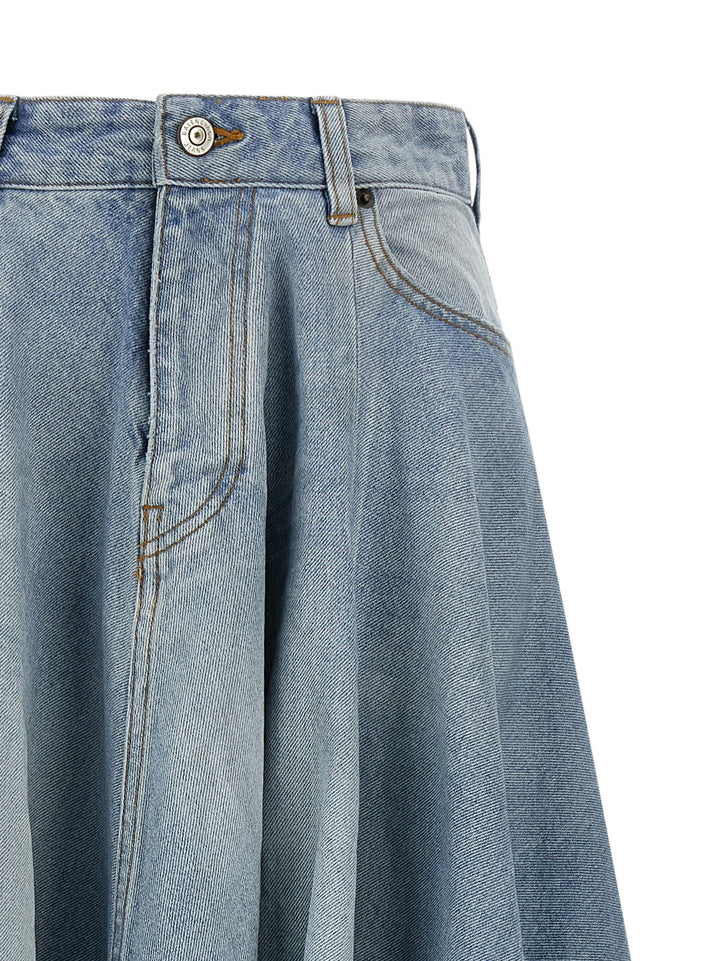 Balenciaga Godet Skirts - Light Blue | 929ab7d12cbce43c56b574271445854495520253