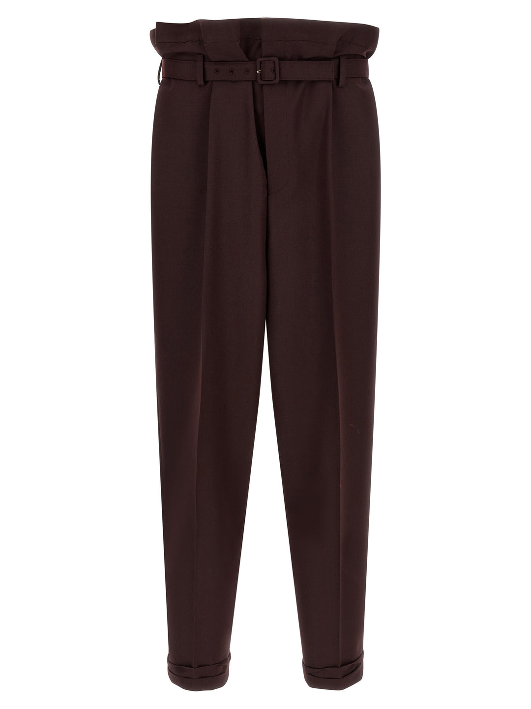 Saint Laurent Paper-Bag Pants - Purple | 9d1c73c7bd625d6d6ac74ea5dc383e9232e9f606