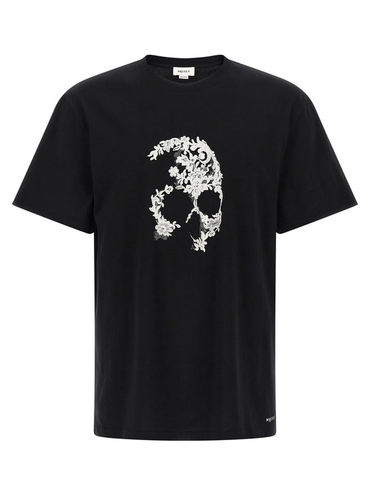 Skull T-Shirt White/Black