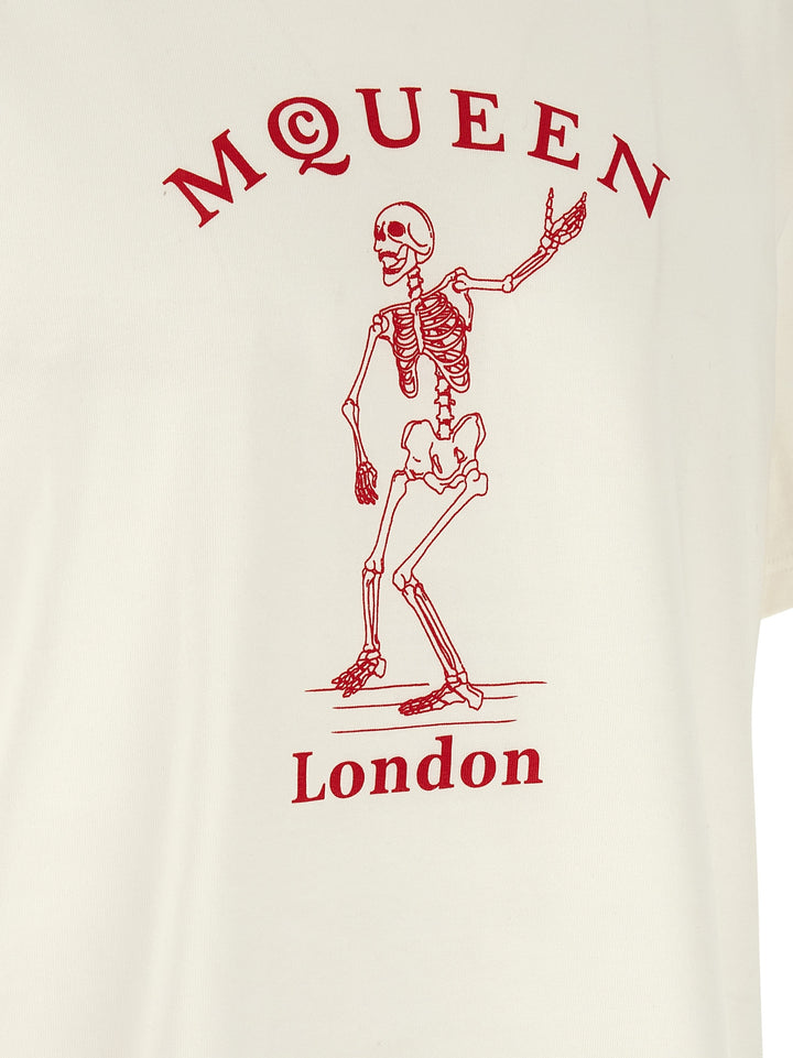 Mcqueen Skeleton T-shirt - Red | 8d06dc495b5c0b07c0523deff010df996eaae8c0