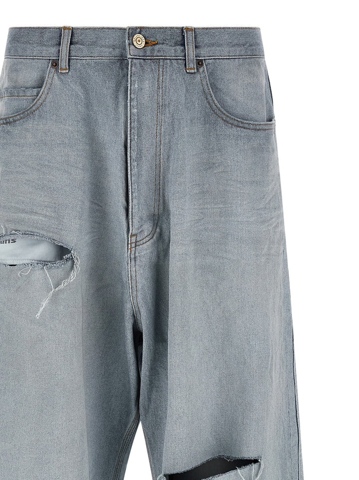 Balenciaga Minimal Baggy Jeans - Blue | e65facc22dfca0b9f1c4ec09b5be3c8047ea7ebe