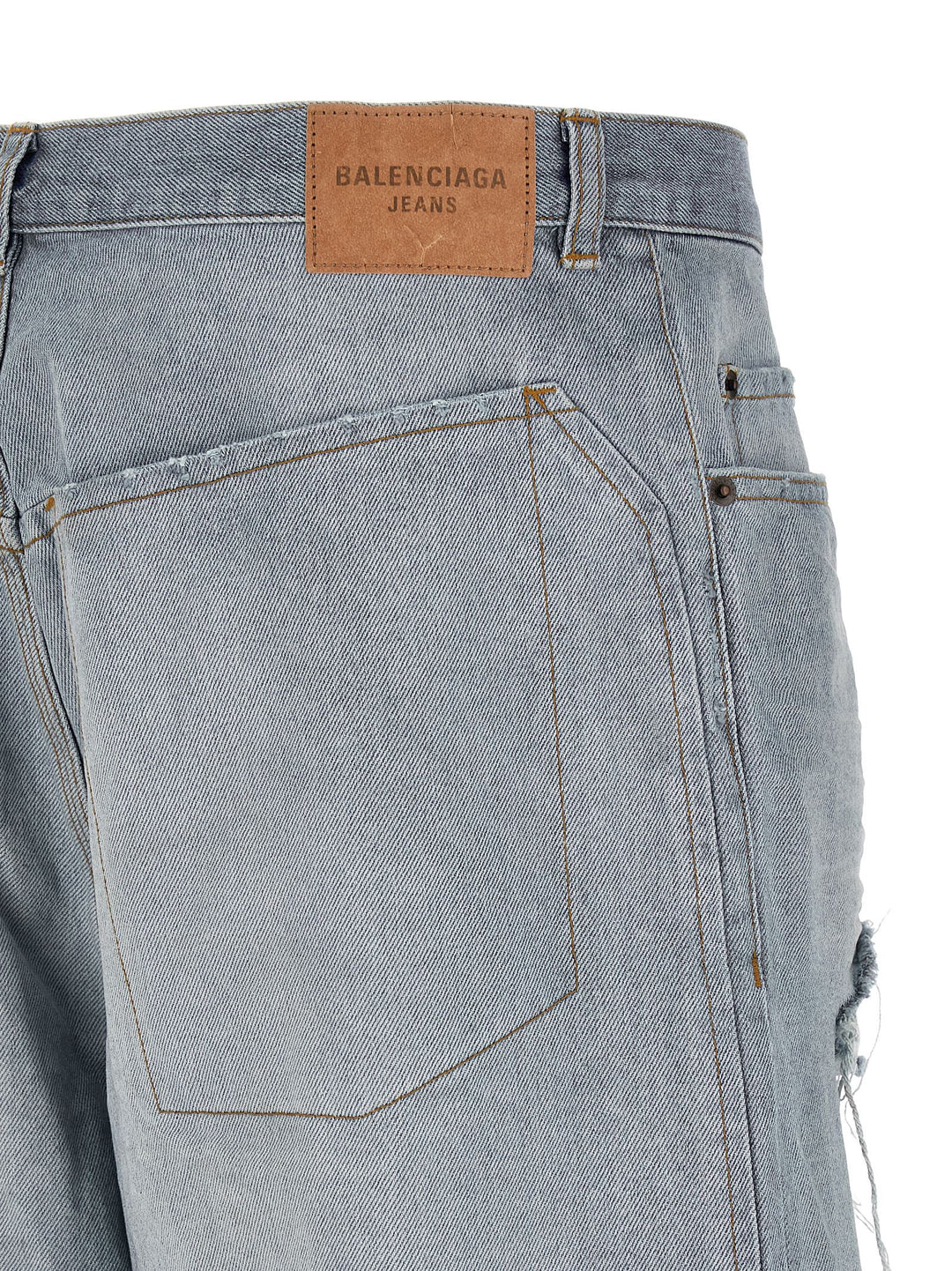 Balenciaga Minimal Baggy Jeans - Blue | 4c6c57ee25cb20fdc8354fdfa5da014fd5bbc512