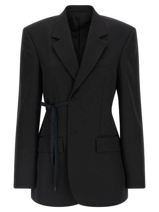Wrap Tailored Blazers Black