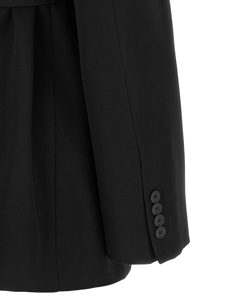 Balenciaga Wrap Tailored BlazerS - Black | c8f6c89c0a9e85df2b47284f417cadee48ac6904