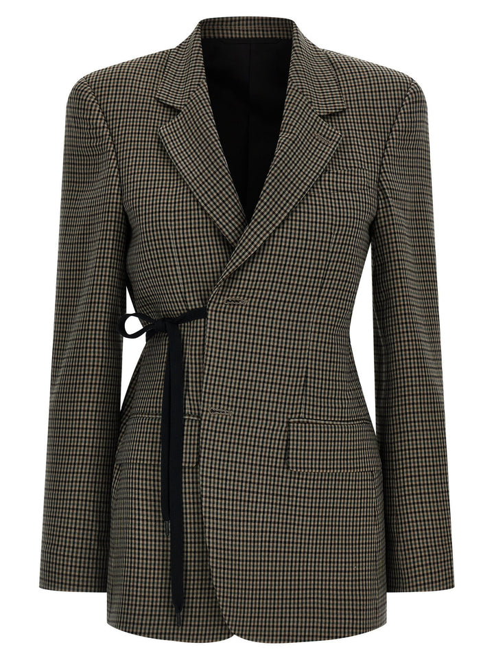 Balenciaga Wrap Tailored BlazerS - Brown | 24a6d1ed25de9d16e2be7ef281f4ec1fdda341db