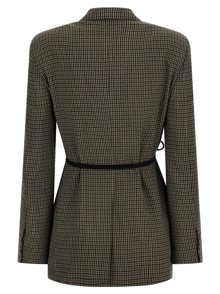 Balenciaga Wrap Tailored BlazerS - Brown | 64bd9e6bd56c9a041abf302a0601743e55bbff20