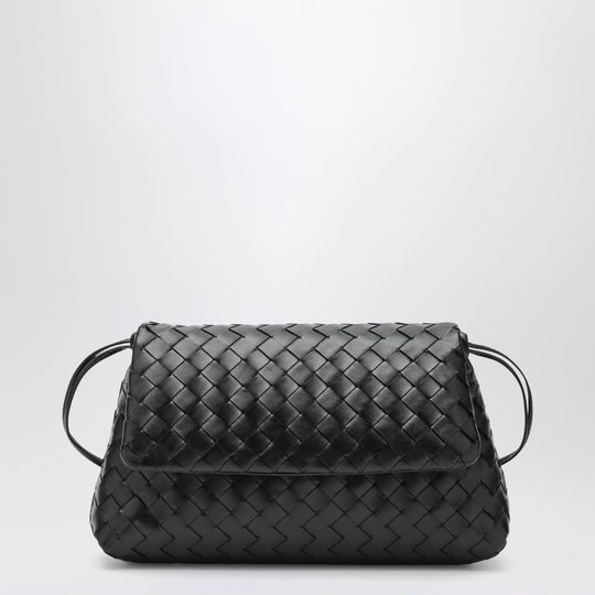 Black Intrecciato Giorno Clutch