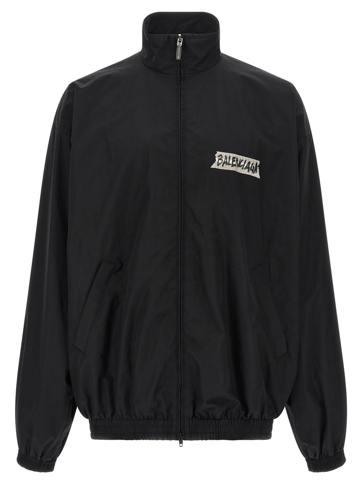Balenciaga Masking Tape Sweatshirt - Black | fbd942f64d2c161e1ba9cd5fe680b84c2252659d