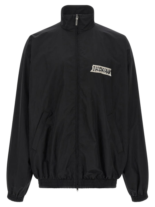 Masking Tape Sweatshirt Black