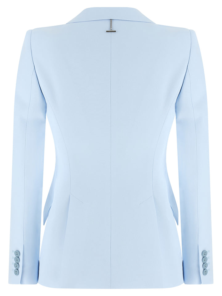 Mcqueen Single-Breasted Blazer BlazerS - Light Blue | 9f452da717efee5552af398ad8c6b57dd3938620