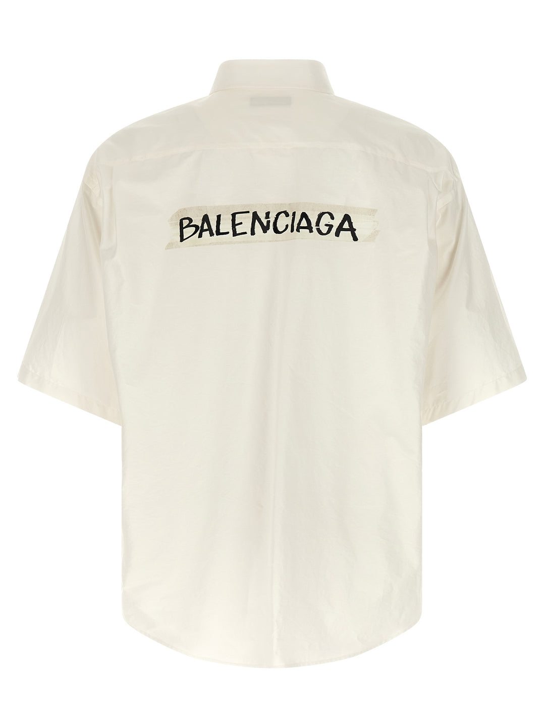 Balenciaga Masking Tape Shirt and Blouse - White | 3336be0ba27e3b8a3a389d54b61557d129cf9a16