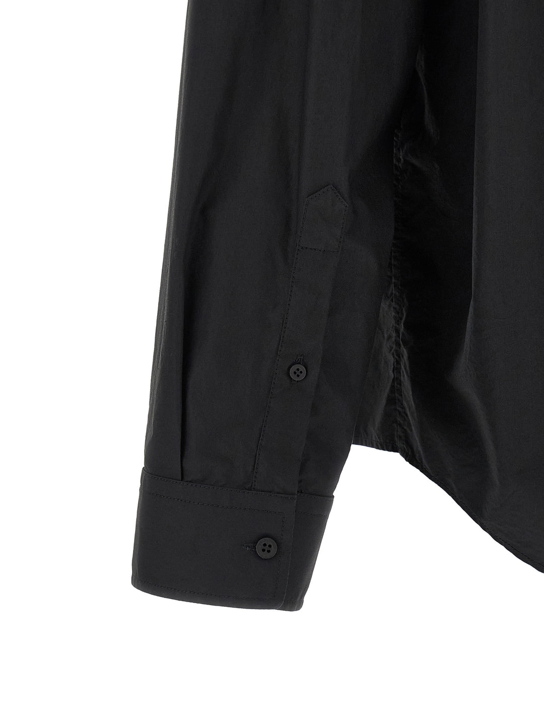 Balenciaga Logo Patch Shirt Shirt and Blouse - Black | 7b9327d425d3e93a9864ec2ea4b8b469ba1c1788