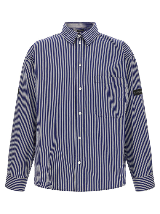 Striped Shirt Shirt And Blouse Blue