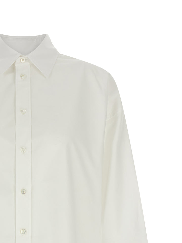 Balenciaga Lace-Up Shirt and Blouse - White | e3d450851947dbb660d6897ac3c88032205240f1