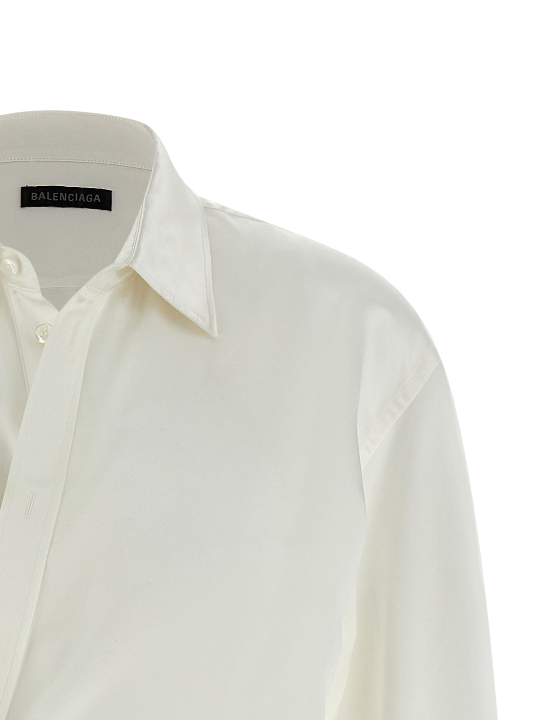 Balenciaga Wrap Shirt and Blouse - White | b75fb3f3568a1d0d4270184b2d7fe1f1d46aceb3