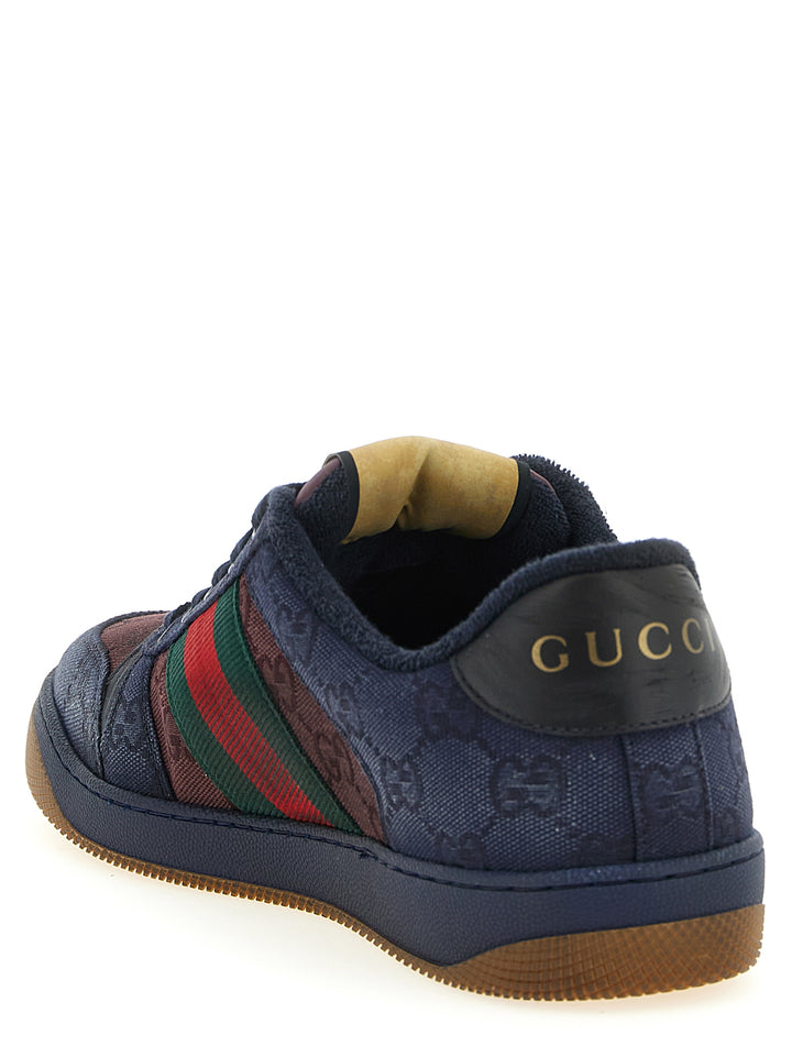 Gucci Screener Sneakers - Blue | 7fd25abcd7acda04cf45d5b4a83c9afd7909d698