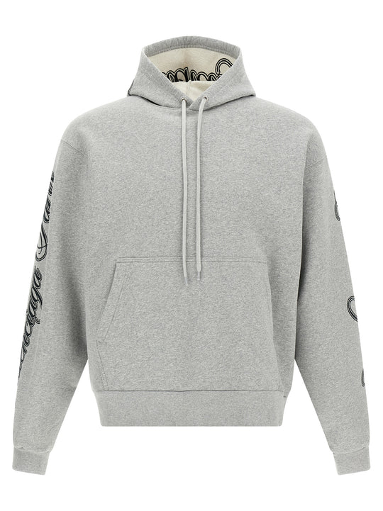 Cursive Sweatshirt Gray