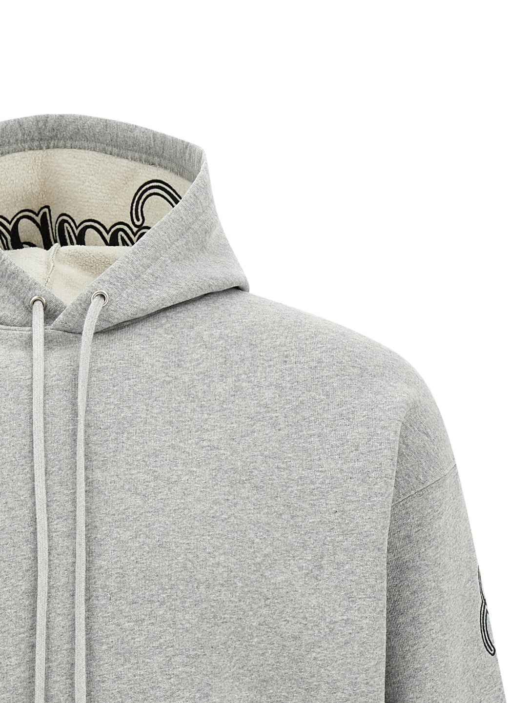 Balenciaga Cursive Sweatshirt - Gray | f0db90d8ae11ebc54248a57b7b477e047e82b717