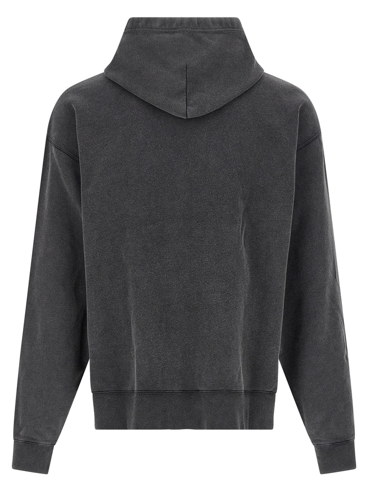 Balenciaga Washed Crayon Loop Sweatshirt - White/Black | 5eeaa5d52130507ab962a40ec598103d9f768241