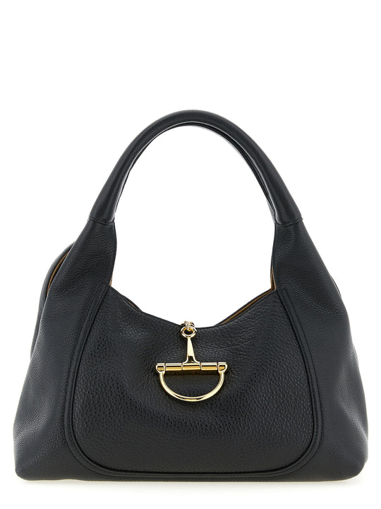 Gucci Softbit Shoulder Bags Black