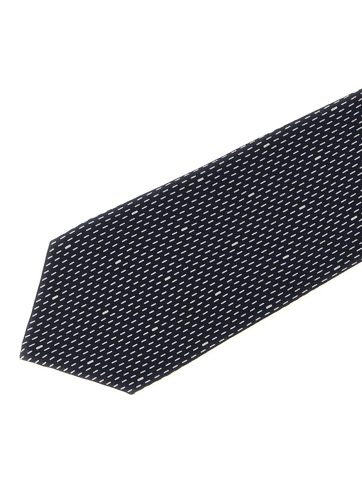 Saint Laurent Polka Dot Tie Ties and Papillon - Blue | 8f336e0b446c19b8340e36ecd90008b680f5469c