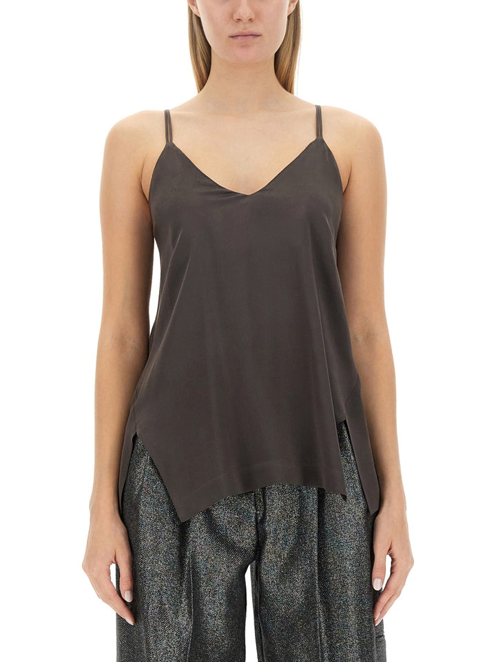Alysi Tops - Brown | Wanan Luxury