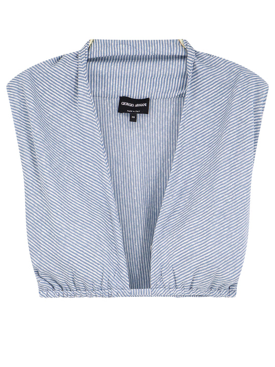 Linen And Viscose Top