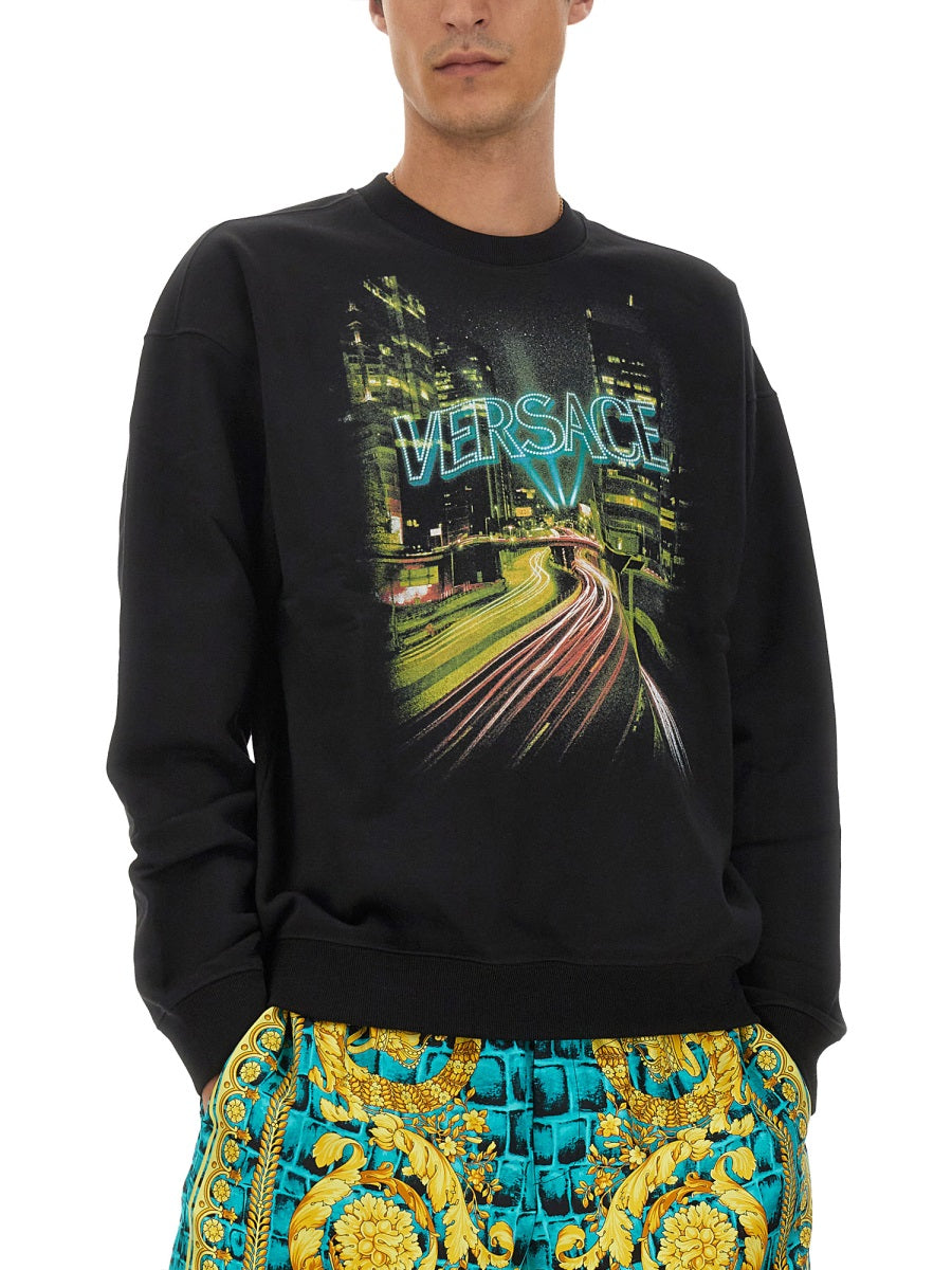 Versace Sweatshirts - Black | Wanan Luxury