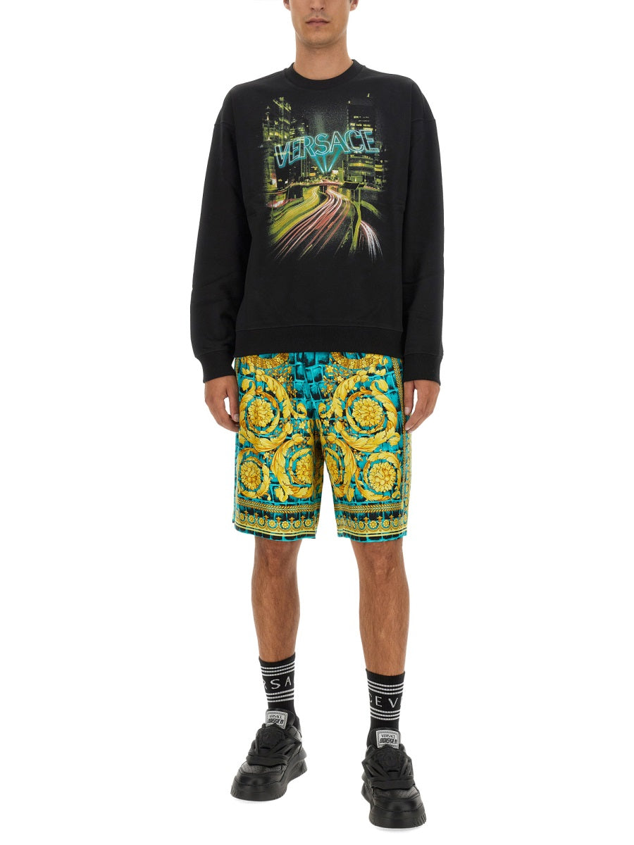 Versace Sweatshirts - Black | Wanan Luxury