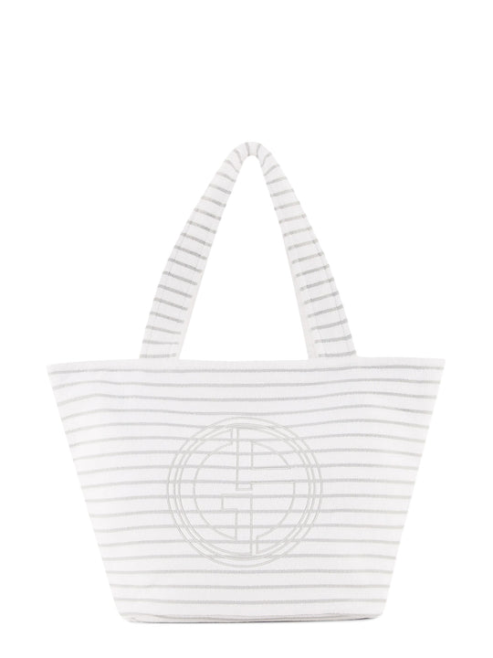 Terry Fabric Shoulder Bag With Pillow