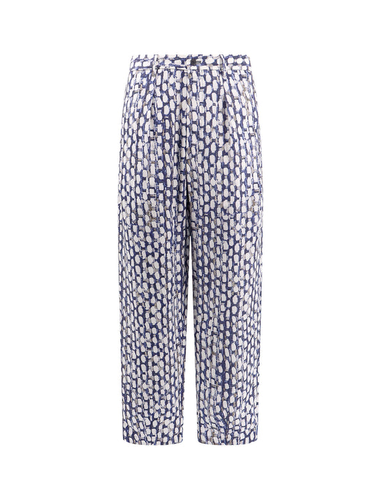 Printed Fabric Trouser
