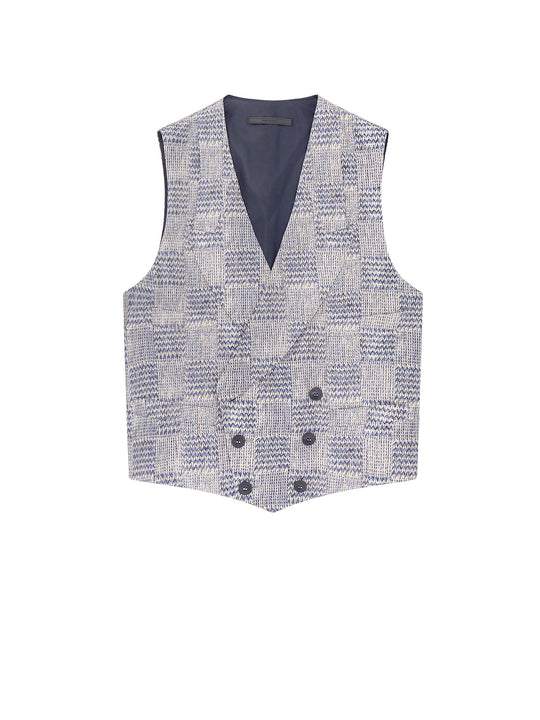 Printed Fabric Vest