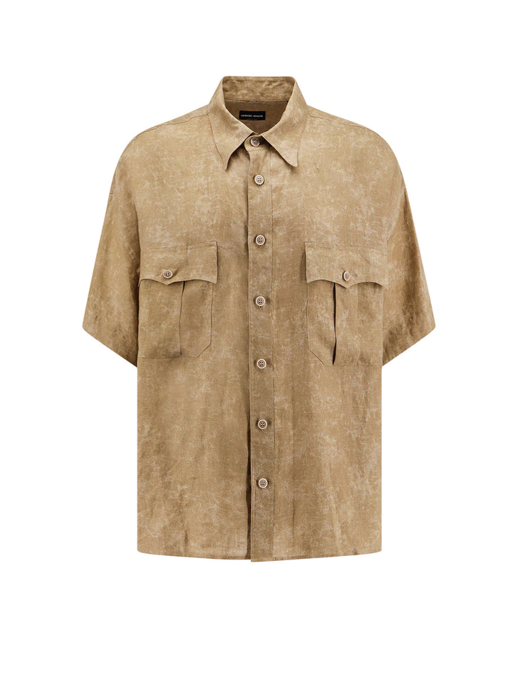 Giorgio Armani T-shirts and Polos - Blue and green | 20ba4c82801c6a5d0dd240894239e78172097350