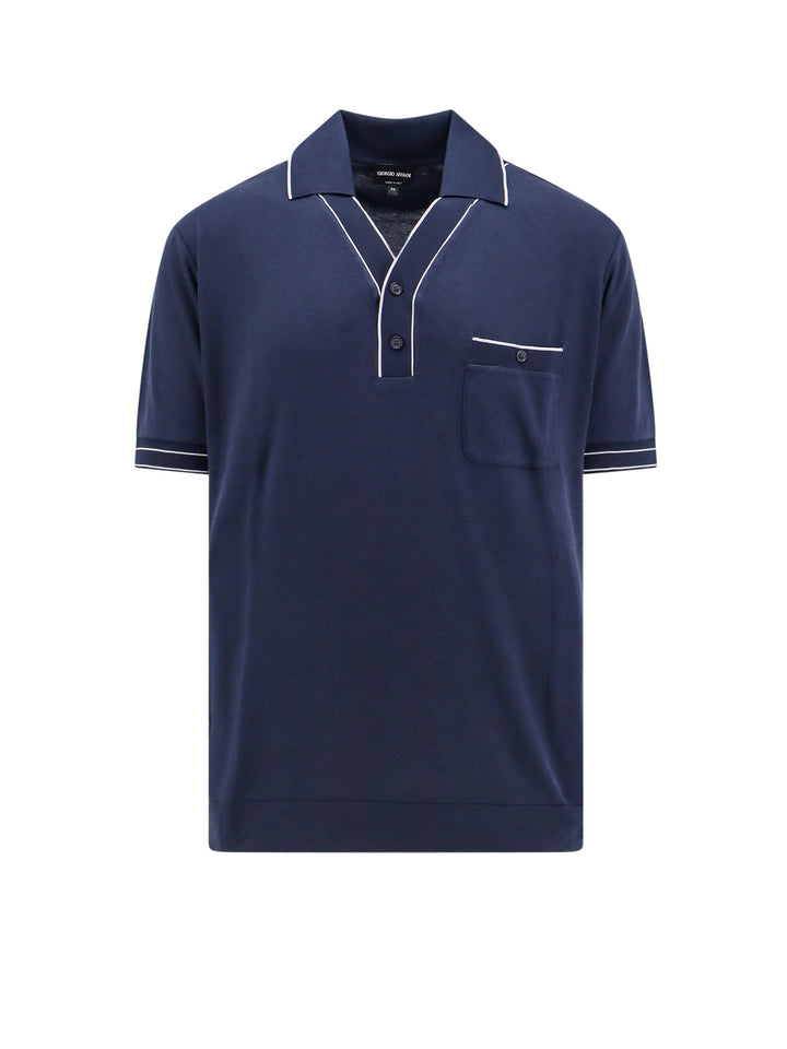 Giorgio Armani T-shirts and Polos - Blue and green | b67661c8824c814e460f6e16d0a2f581bf1c3fa5