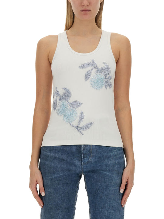 Embroidered Cotton Top