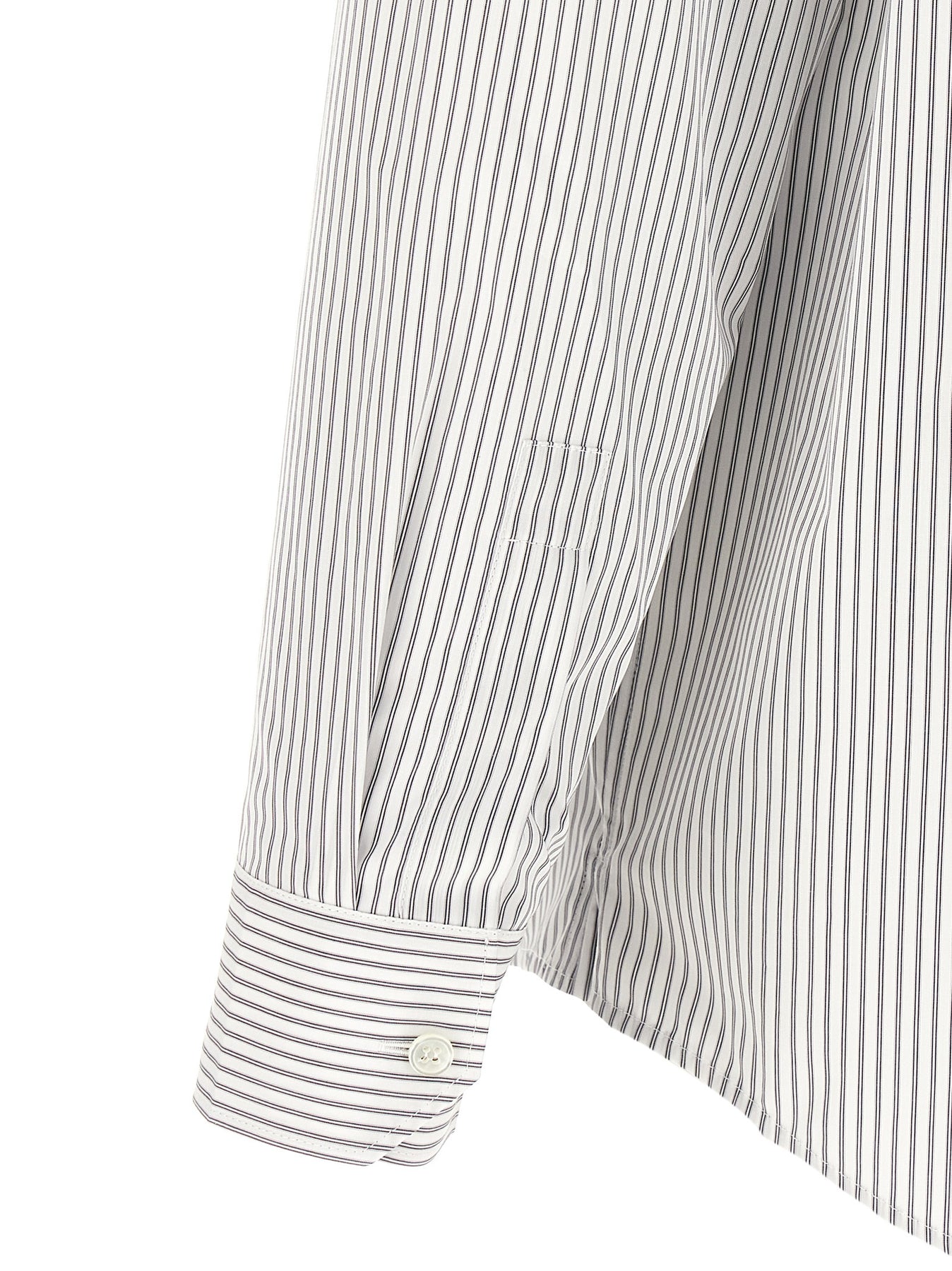 Saint Laurent Cassandre Shirt and Blouse - White/Black | 1f1d7bd7289e17f18259e0e1ac6c298854d76aa7
