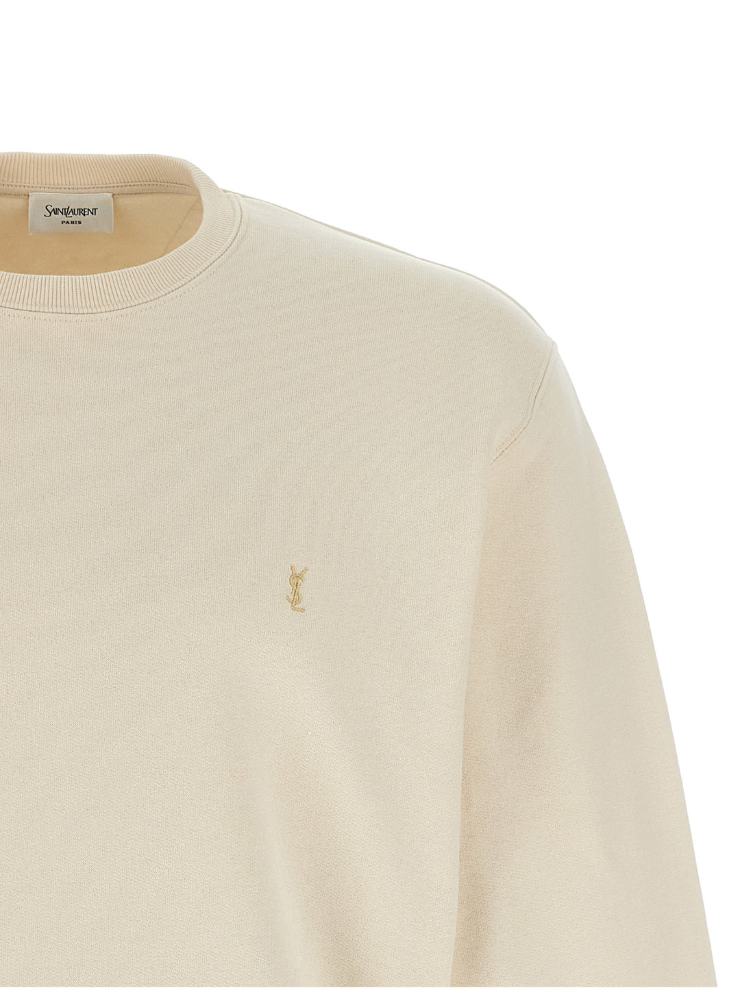 Saint Laurent Cassandre Sweatshirt - Beige | 449b8773c66351cbeb9f1aad4a8de5842123240a