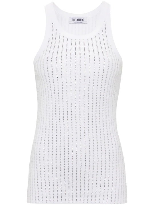 Tank Top With Rhinestones
