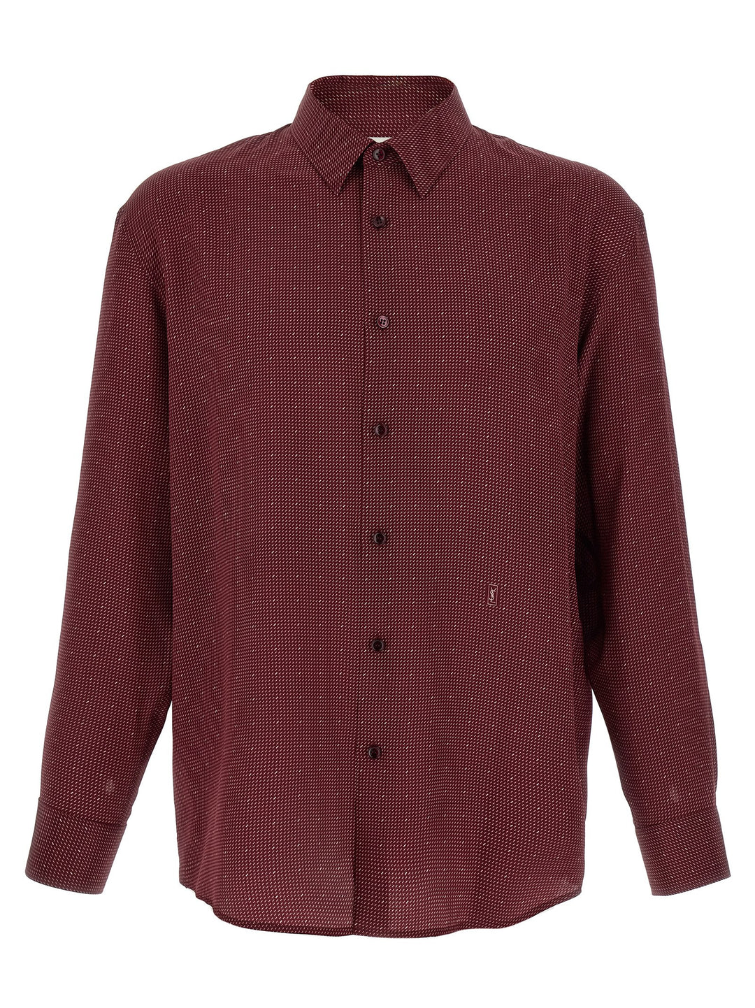 Saint Laurent Cassandre Shirt and Blouse - Bordeaux | 0fe131312484ead2ae33df9e8cf1d1f8fbfe01f6