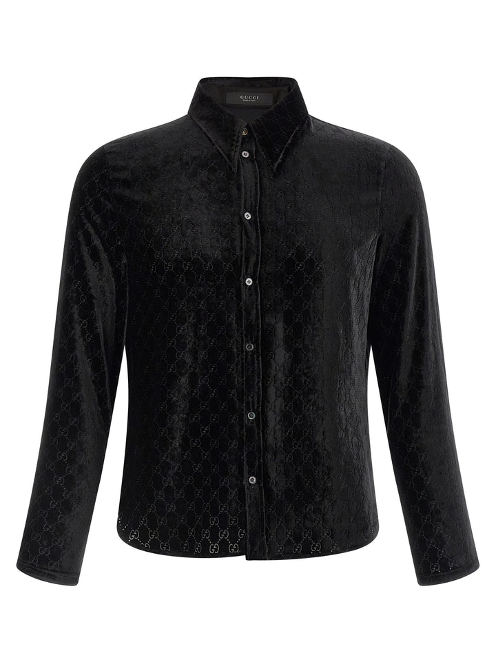 Gucci Gg Shirt and Blouse - Black | c023187114e822a2534ca90509285beeecabcab5