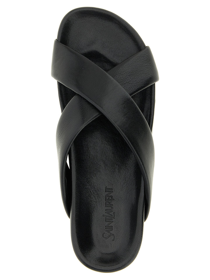 Saint Laurent Nichols Sandals - Black | 624eefb066c00960058b1dd9d33cd87bc2cb291b