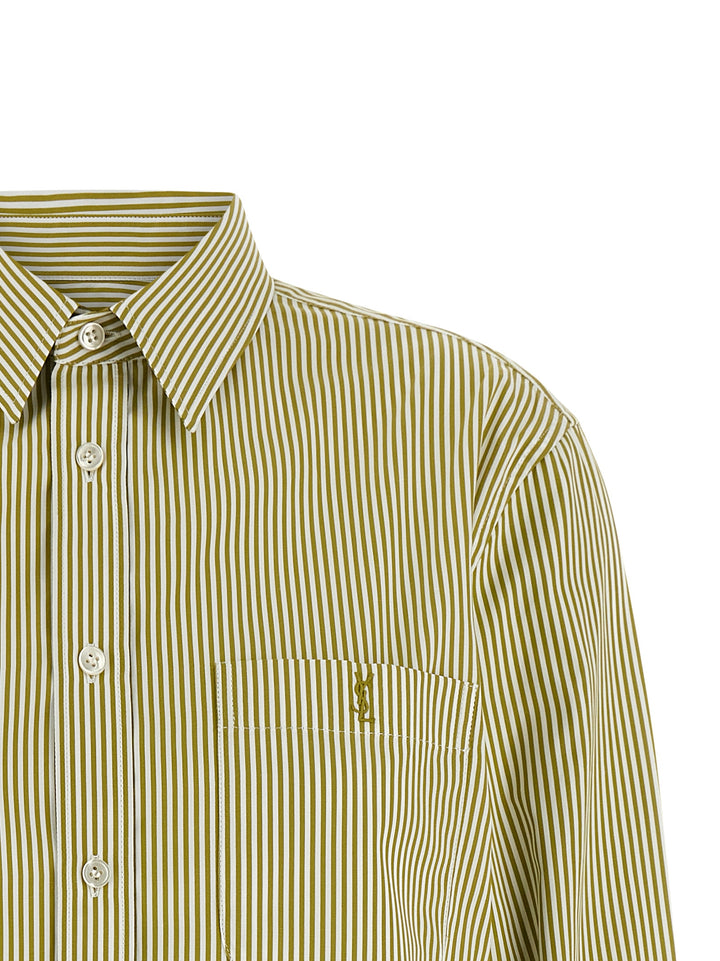 Saint Laurent Cassandre Shirt and Blouse - Green | c1ade1e789a6a4d2ad57dece49a1e0009092f2a6