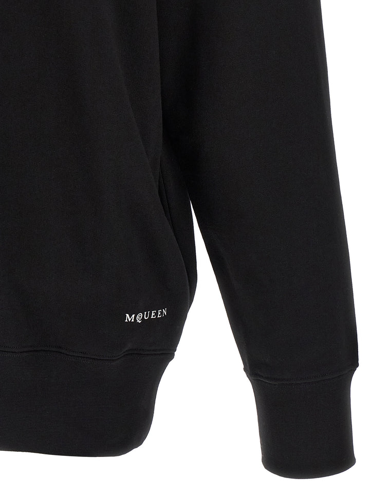 Mcqueen Skull Sweatshirt - White/Black | e611fcec9d0a59d65b0d38d83c72e653daff3769