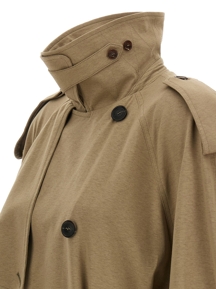 Balenciaga Cotton Trench Coat Coats and Trench Coats - Beige | ca2b08e9766052882cf6fd0c065bbfb7469527cf